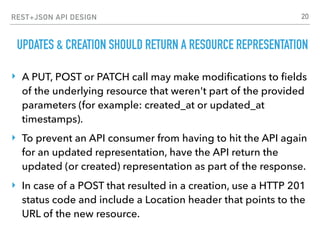 22 REST & JSON API Design #burningkeyboards | PDF