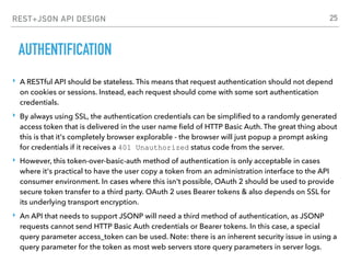 22 REST & JSON API Design #burningkeyboards | PDF