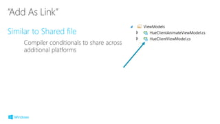Compiler conditionals to share across
additional platforms
 