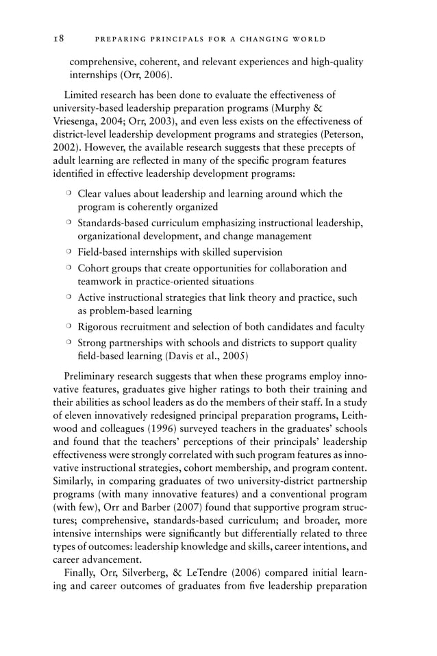 Preparing Principals for a Changing World Linda Darling | PDF