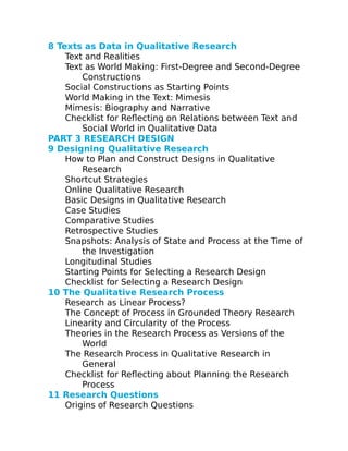 An Introduction To Qualitative Research 5th Edition Uwe Flick | PDF