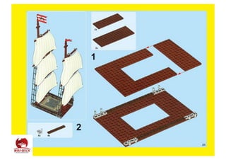 Manual Instruction for LEPIN 22001 Imperial Flagship Bricks Set