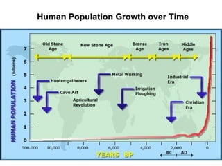 Human Population Growth over Time   