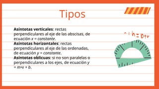 asintotas de las funciones verticales horizontales y oblicuas | PPTX
