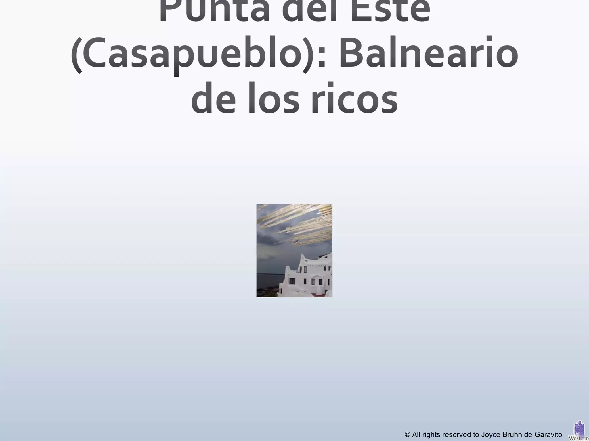 © All rights reserved to Joyce Bruhn de Garavito
 