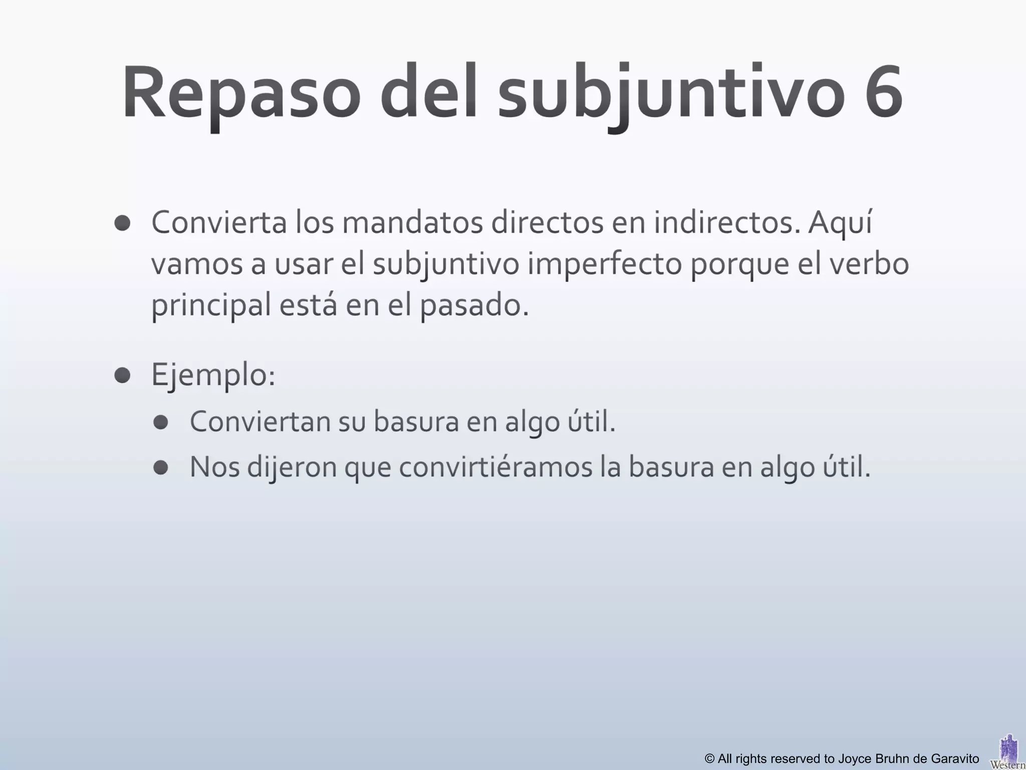 © All rights reserved to Joyce Bruhn de Garavito
 