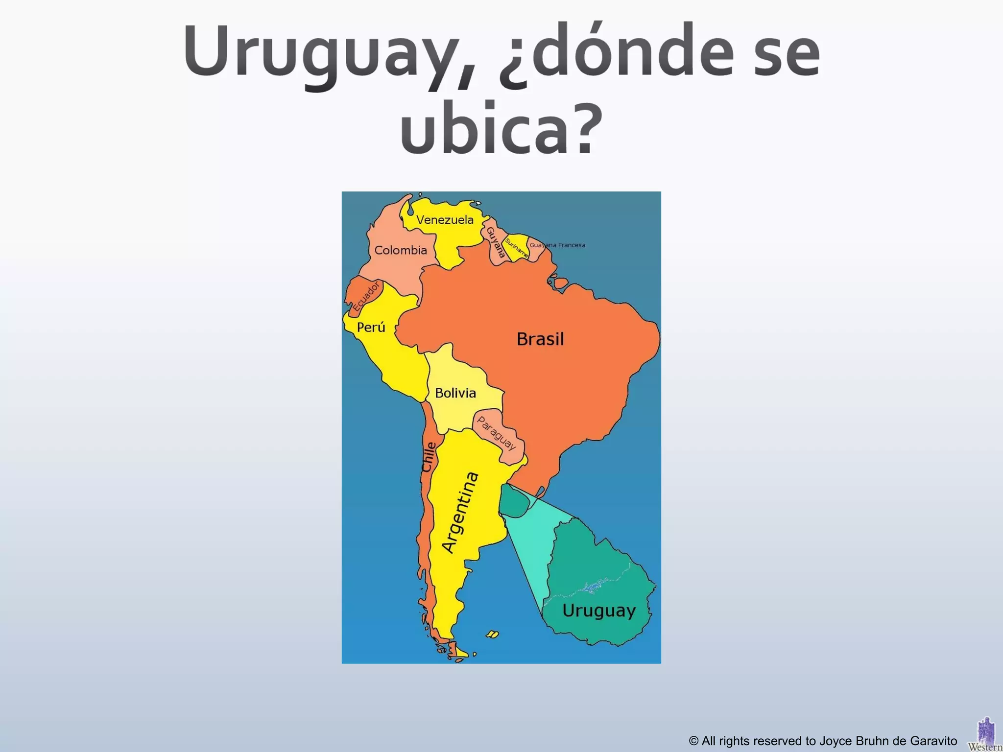 © All rights reserved to Joyce Bruhn de Garavito
 