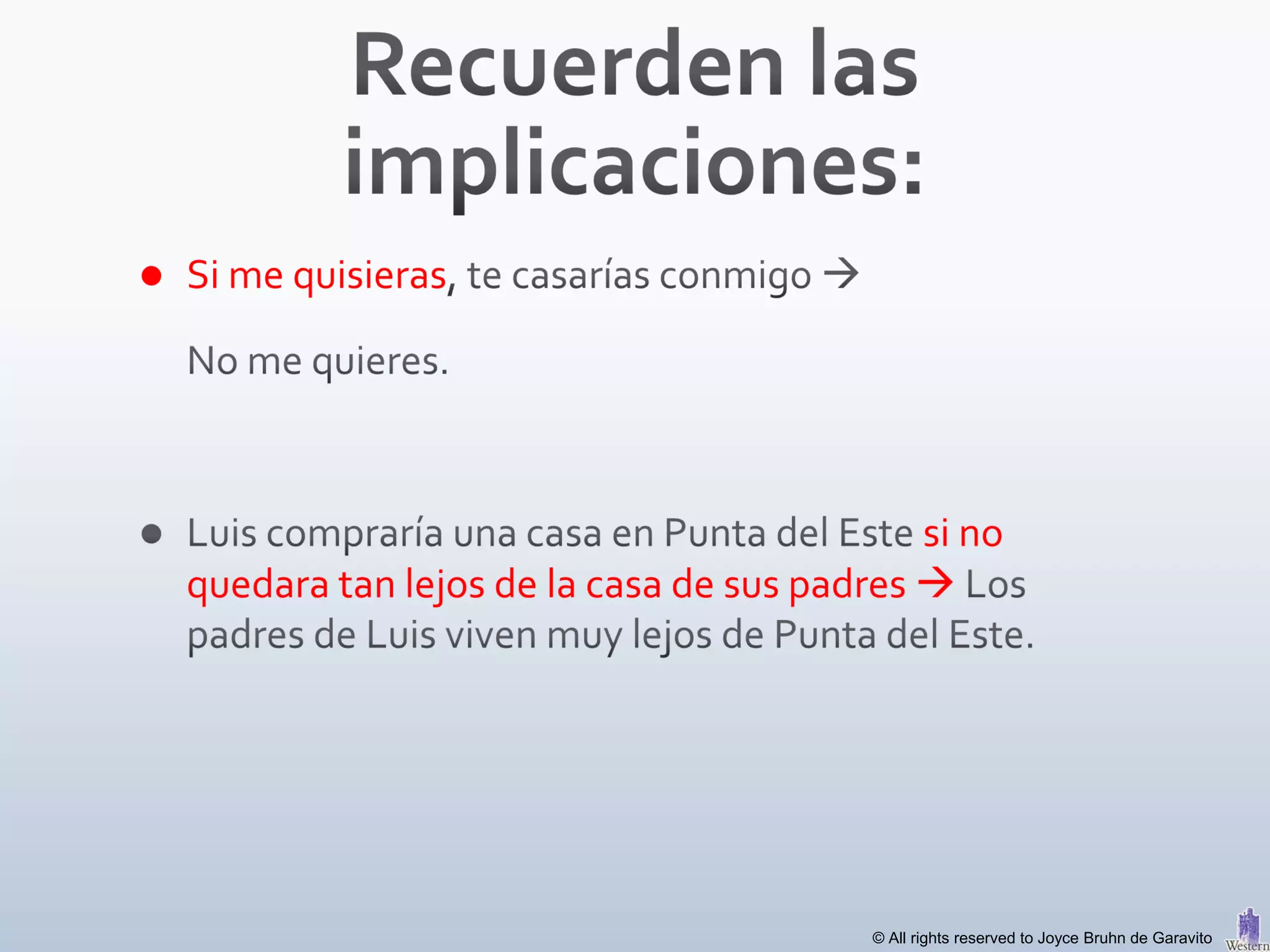 © All rights reserved to Joyce Bruhn de Garavito
 