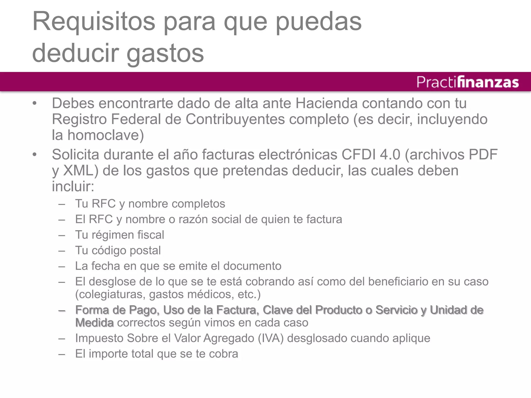 ¿Cuáles son los Gastos Personales Deducibles 2023 para las personas ...