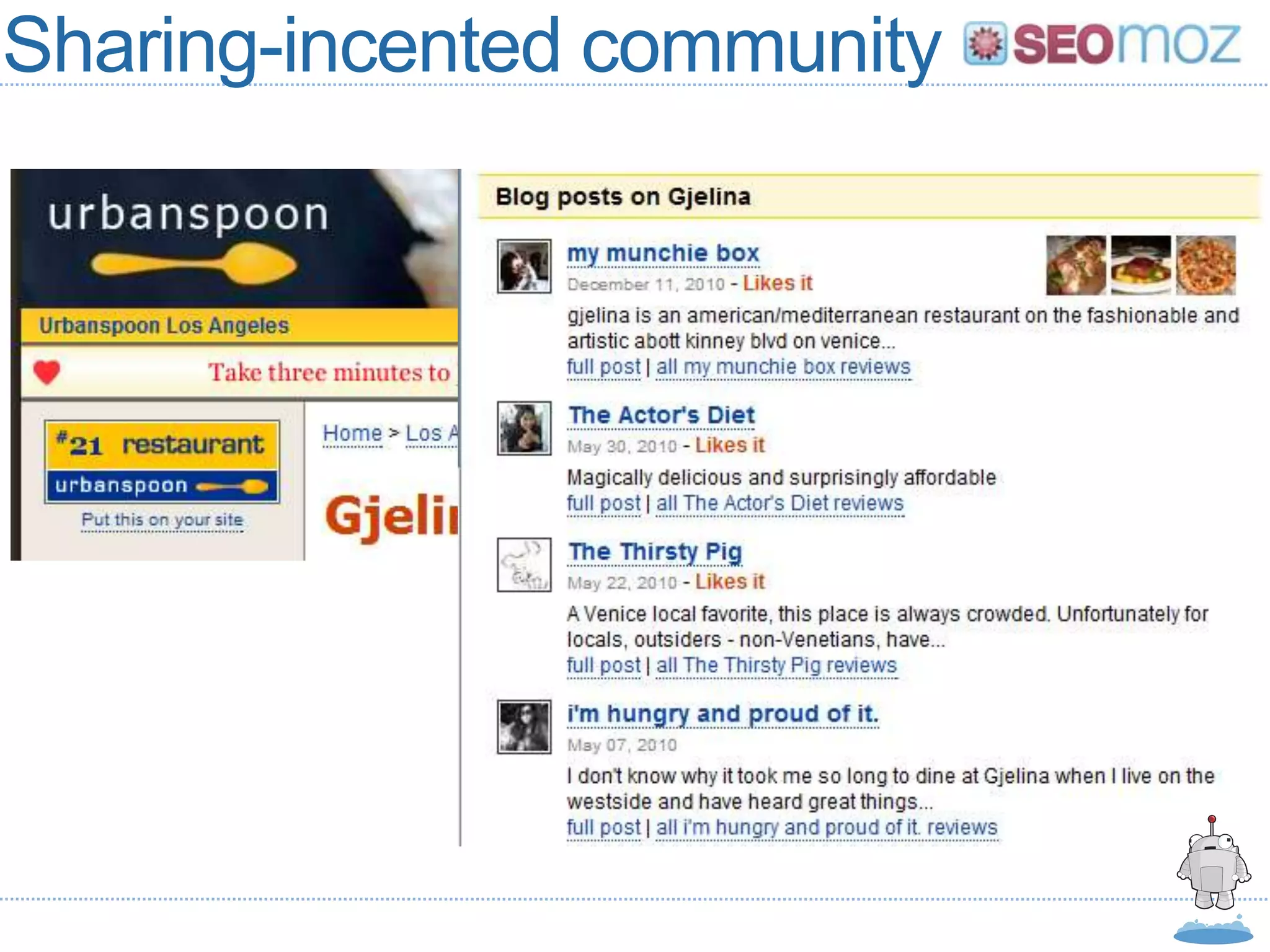 Sharing-incented community
 