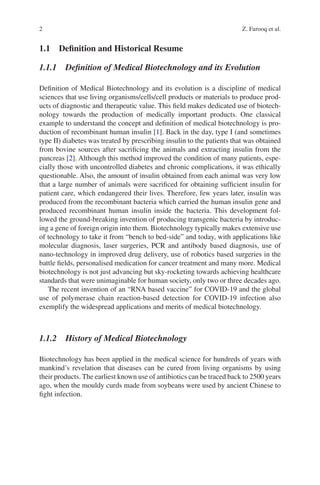 Fundamentals And Advances In Medical Biotechnology Mumtaz Anwar | PDF
