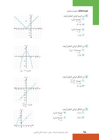 الرياضيات البحتة 2 ثانوى علمى2015