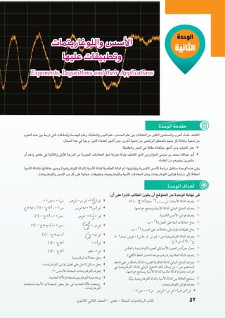 الرياضيات البحتة 2 ثانوى علمى2015