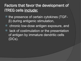 Tolerance of autoimmunity and transplant | PPT