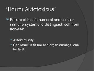 Tolerance of autoimmunity and transplant | PPT