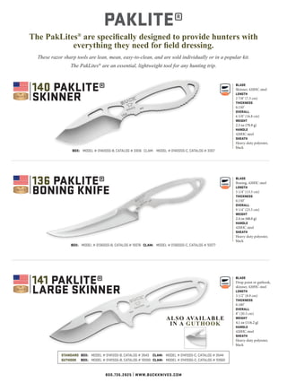 Esteller - Distribuidor de Buck Knives en España y Portugal - Catálogo
