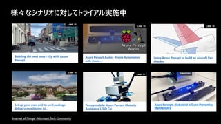 Azure Percept C Industrial IoT and Preventive
Maintenance
Internet of Things - Microsoft Tech Community
 