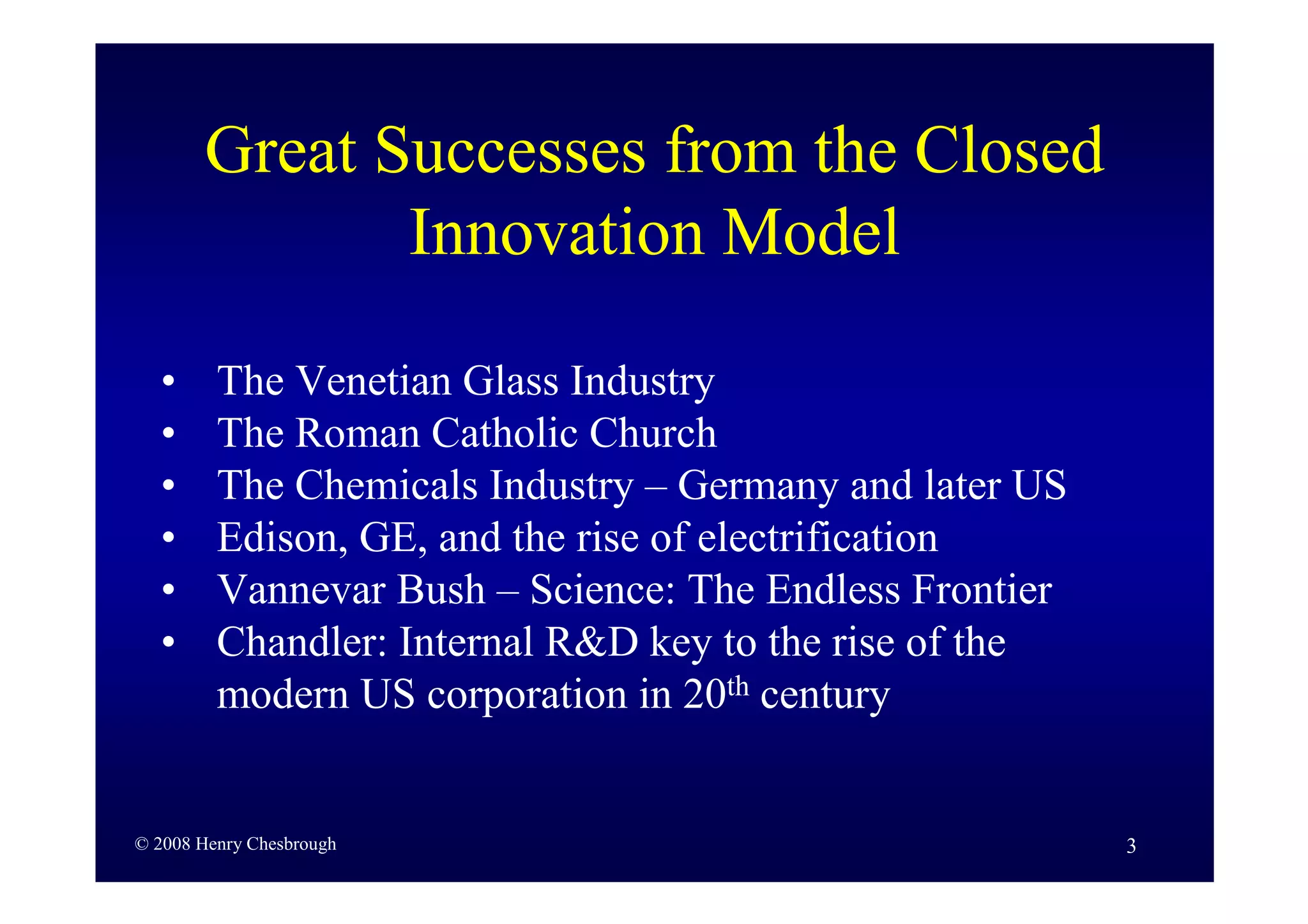 Business Model Innovation By H Chesbrough