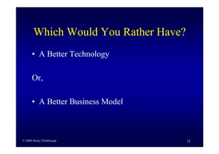 Business Model Innovation By H Chesbrough