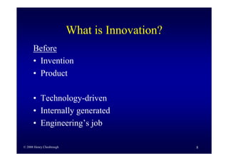 Business Model Innovation By H Chesbrough