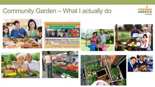Community Garden – What I actually do
 