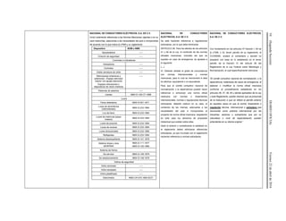 54(SegundaSección)DIARIOOFICIALViernes22deabrilde2016
NACIONAL DE CONDUCTORES ELÉCTRICOS, S.A. DE C.V.
Incluir solamente referencias a las Normas Mexicanas vigentes o en su
caso traducirlas, adecuarlas a las necesidades del país e incorporarlas
de acuerdo con lo que indica la LFMN y su reglamento.
Dispositivo NOM o NMX
Apoyacabeza -----
Cinturón de seguridad -----
Controles e indicadores
Indicadores -----
Controles -----
Doble cerradura de cofre -----
Retrovisores (interiores y
exteriores) --Espejo retrovisor
interior con ajuste día/noche
Espejos retrovisores o
dispositivos de visión indirecta
-----
Sistemas de asientos -----
Llantas NMX-D-136-CT-1988
Luces
Faros delanteros NMX-D-051-1971
Luces de advertencia
(intermitentes)
NMX-D-233-1984
Luz de freno NMX-D-233-1984
Luces de matrícula (placa
trasera)
NMX-D-233-1984
Luces de posición NMX-D-233-1984
Luces de reversa NMX-D-233-1984
Luces direccionales NMX-D-233-1984
Reflejantes NMX-D-233-1984
Sistema desempañante NMX-D-141-1978
Sistema limpia y lava
parabrisas
NMX-D-111-1977
NMX-D-155-1980
Sistema de frenos
De servicio NMX-D-148-1979
De estacionamiento NMX-D-148-1979
Vidrios de seguridad
Vidrio laminado -----
Vidrio templado -----
Vidrio plastificado -----
Velocímetro NMX-CH-074-1993-SCFI
NACIONAL DE CONDUCTORES
ELÉCTRICOS, S.A. DE C.V.
Se está haciendo referencia a regulaciones
extranjeras, por lo que debe eliminarse.
ARTÍCULO 28. Para los efectos de los artículos
41 y 48 de la Ley, el contenido de las normas
oficiales mexicanas, incluidas las que se
expidan en caso de emergencia, se ajustará a
lo siguiente:
(…)
IV. Deberán señalar el grado de concordancia
con normas internacionales y normas
mexicanas, para lo cual se mencionará si ésta
es idéntica, equivalente o no equivalente.
Para que el comité consultivo nacional de
normalización o la dependencia puedan hacer
referencia o armonizar una norma oficial
mexicana con normas o lineamientos
internacionales, normas o regulaciones técnicas
extranjeras, deberán traducir en su caso, el
contenido de las mismas, adecuarlas a las
necesidades del país e incorporarlas al
proyecto de norma oficial mexicana, respetando
en todo caso los derechos de propiedad
intelectual que existan sobre ellas.
Dado lo anterior y considerando lo señalado en
el reglamento deben eliminarse referencias
extranjeras, ya que incumple con el reglamento
haciendo referencia a normas extranjeras.
NACIONAL DE CONDUCTORES ELÉCTRICOS,
S.A. DE C.V.
Con fundamento en los artículos 47 fracción I, 64 de
la LFMN; y 33, tercer párrafo de su reglamento, el
CCONNSE, analizó el comentario y decidió no
aceptarlo con base en lo establecido en el tercer
párrafo de la fracción IV del artículo 28 del
Reglamento de la Ley Federal sobre Metrología y
Normalización, el cual específicamente menciona:
“El comité consultivo nacional de normalización, o la
dependencia, tratándose de casos de emergencia, al
elaborar o modificar la norma oficial mexicana
conforme al procedimiento establecido en los
artículos 46, 47, 48, 64 y demás aplicables de la Ley
y este Reglamento, podrán resolver que se prescinda
de la traducción a que se refiere el párrafo anterior
en aquellos casos en que la norma, lineamiento o
regulación técnica, internacional o extranjera sea
reconocida como práctica internacional por las
industrias, sectores o subsectores que por su
naturaleza o nivel de especialización pueden
entenderlas en su idioma original.”
 