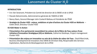 Cluster H2O | BluePoint Liège - 26 avril 2022