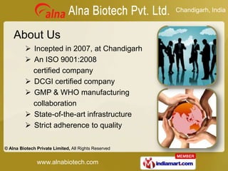About Us<br /><ul><li>Incepted in 2007, at Chandigarh