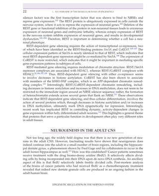 Epigenetic Regulation In The Nervous System Basic Mechanisms And ...