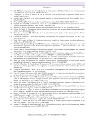 Epigenetic Regulation In The Nervous System Basic Mechanisms And ...