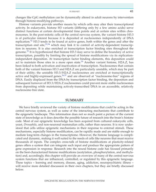 Epigenetic Regulation In The Nervous System Basic Mechanisms And ...
