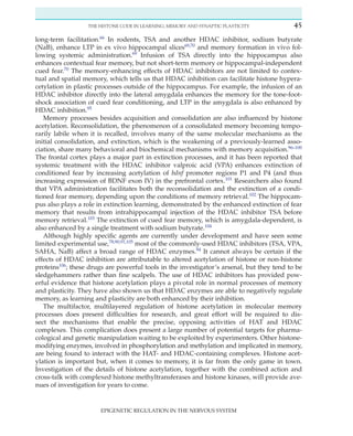Epigenetic Regulation In The Nervous System Basic Mechanisms And ...