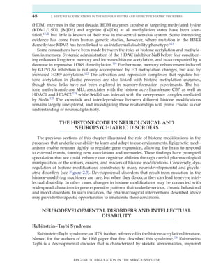 Epigenetic Regulation In The Nervous System Basic Mechanisms And ...
