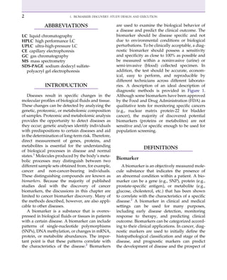 Proteomic And Metabolomic Approaches To Biomarker Discovery Haleem J ...