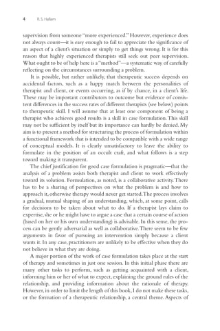 Individual Case Formulation Richard Hallam Auth | PDF
