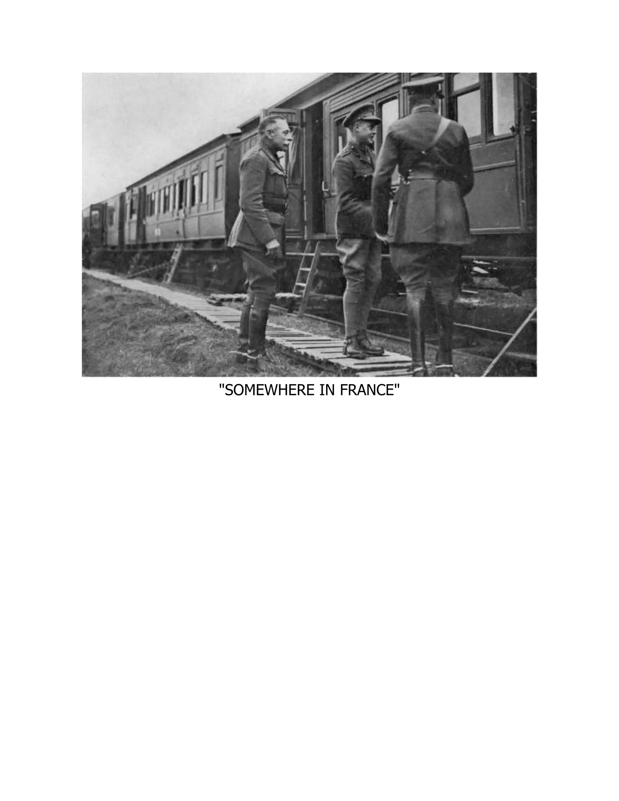 "SOMEWHERE IN FRANCE"
 
