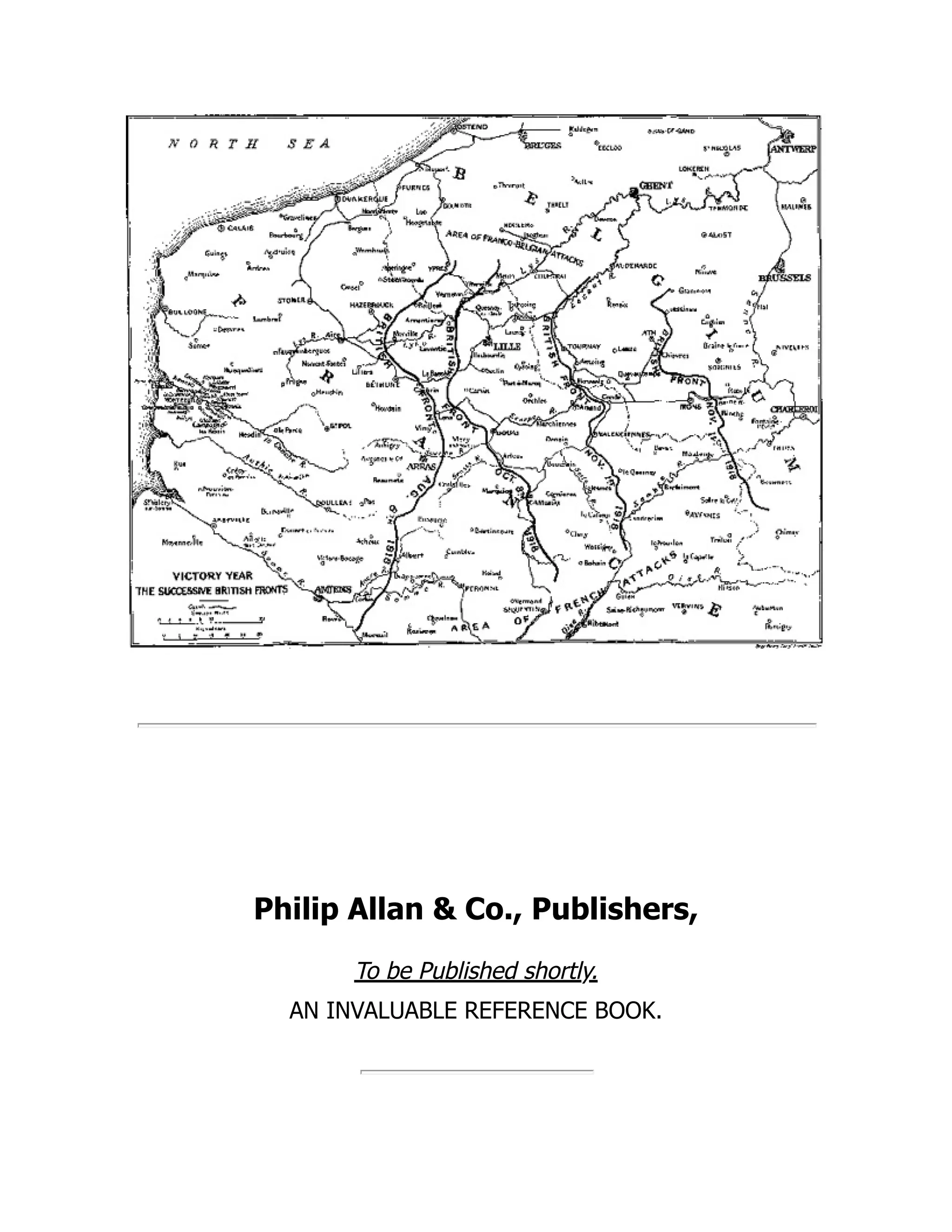 Philip Allan & Co., Publishers,
To be Published shortly.
AN INVALUABLE REFERENCE BOOK.
 