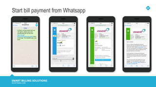 Start bill payment from Whatsapp
 