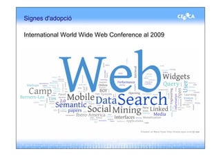 Signes d'adopció

International World Wide Web Conference al 2009
 
