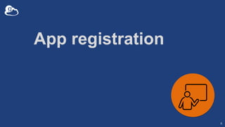 App registration
8
 