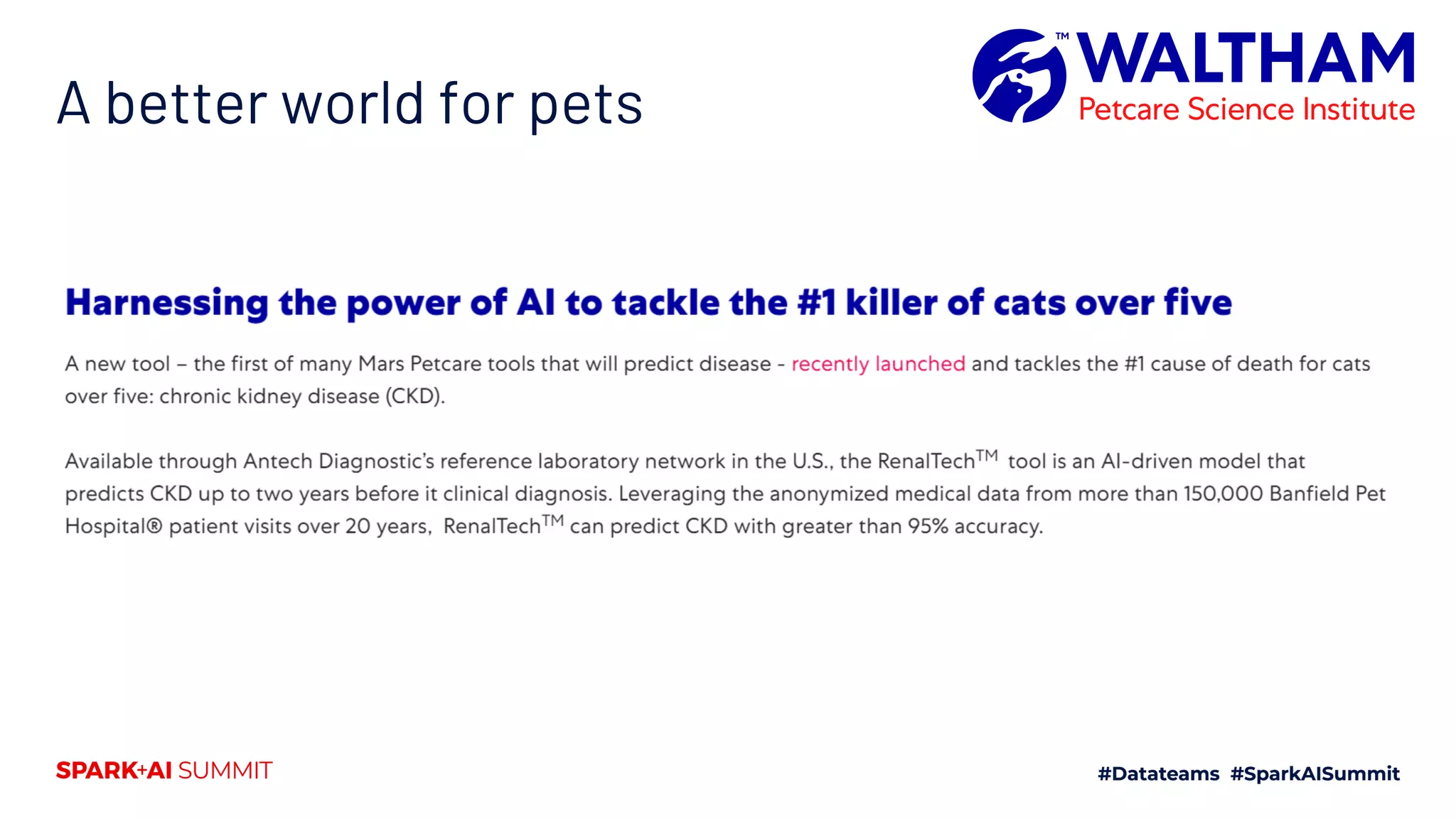 A better world for pets
 