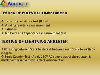 220kV Substation Equipment Bus Scheme & Operation Procedure Testing ...