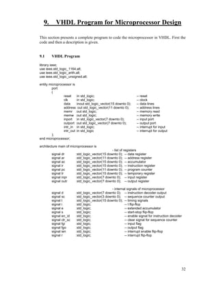 16-bit Microprocessor Design (2005) | PDF