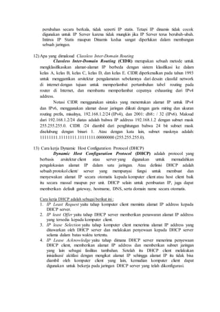 Teori Jaringan Komputer (Switch) 2