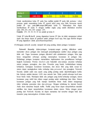 Teori Jaringan Komputer (Switch) 2