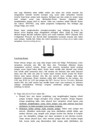 Teori Jaringan Komputer (Switch) 2