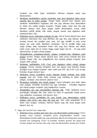 Teori Jaringan Komputer (Switch) 2