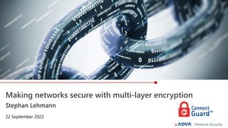 Making networks secure with multi-layer encryption
22 September 2022
Stephan Lehmann
 