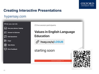 Mobile Learning presentation apps for english language | PDF