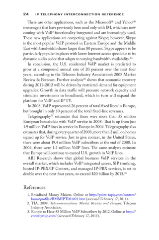 Ip Telephony Interconnection Reference Challenges Models And ...
